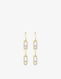 Messika Move Link Convertible 18ct Gold and 1.70ct Diamond Drop Earrings