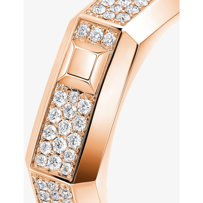 Messika pave diamond ring 18ct gold 0.35ct - British product