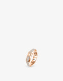 Messika pave diamond ring 18ct gold 0.35ct - British product