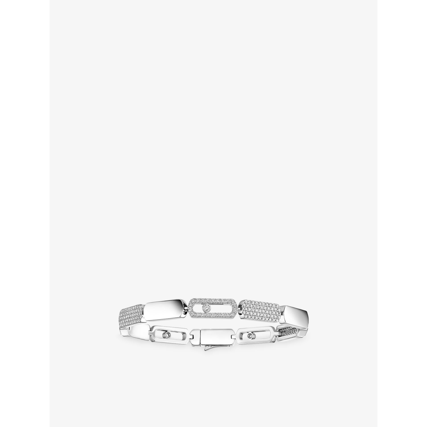 Imperial Move Small 18ct White-Gold And 1.34ct Diamond Bracelet - XS
