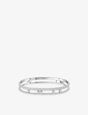 Messika Move diamond bangle bracelet 18ct gold 1.75ct, UK version