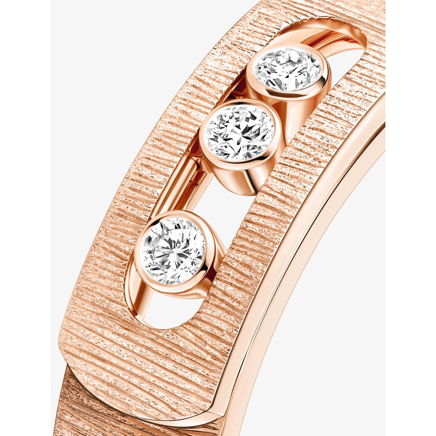 Messika Move Noa ring in 18ct gold with 0.1ct diamond, UK version