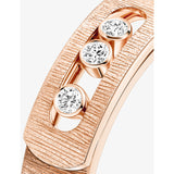 Messika Move Noa ring in 18ct gold with 0.1ct diamond, UK version