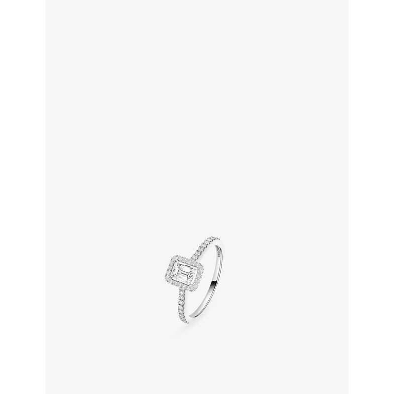 Joy 0.25ct 18ct Gold And 0.45ct Diamond Ring - PINK - 53mm