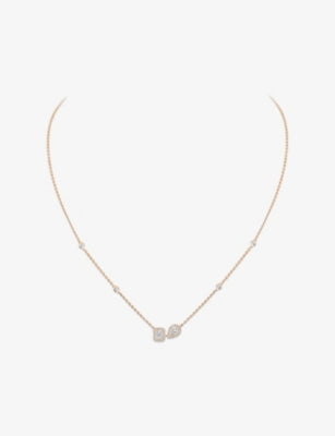 Messika 18ct gold and 0.30ct diamond necklace (British brand)