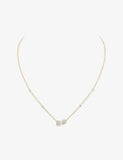 Messika My Twin 18ct Gold and 0.30ct Diamond Necklace