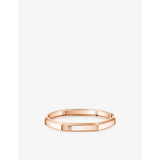 Moderniste Medium 18ct Gold And 0.05ct Diamond Bracelet - PINK - XS