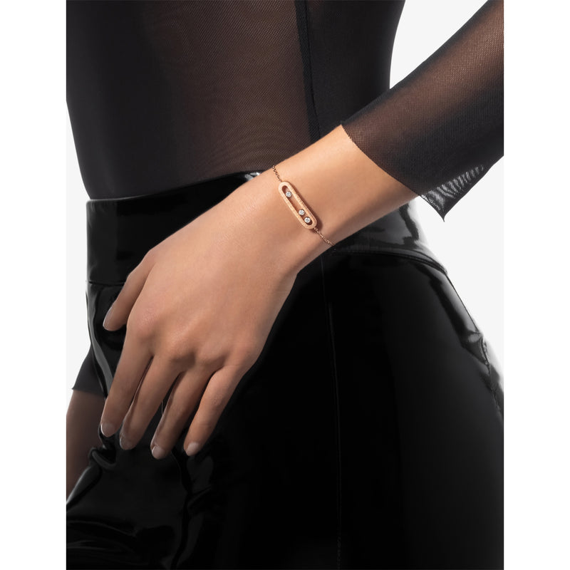 Messika Move Classique bracelet in 18ct gold and diamonds (British brand)
