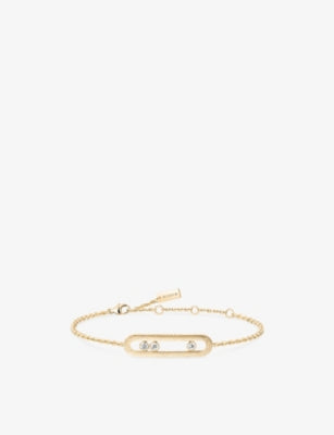 Messika Move Classique bracelet in 18ct gold and diamonds (British brand)
