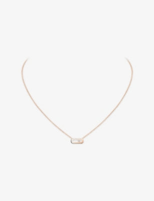Messika Move Uno 18ct gold diamond necklace, imported from the UK