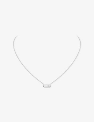 Messika Move Uno 18ct Gold and 0.02ct Diamond Necklace