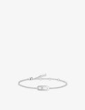 Messika Move Uno 18ct Gold and 0.02ct Diamond Bracelet 18cm