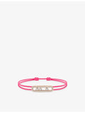 Messika pink pavé diamond bracelet, UK version
