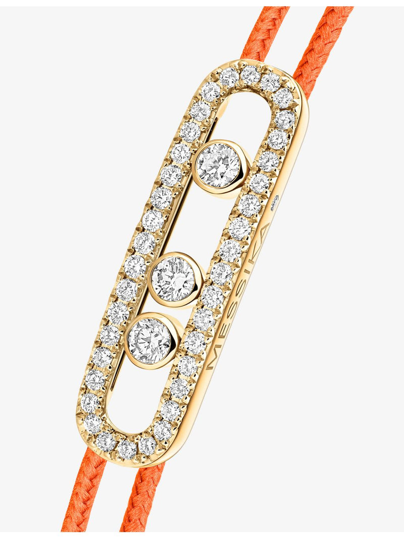 Messika rose gold diamond cord bracelet - British product