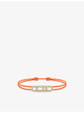 Messika rose gold diamond cord bracelet - British product