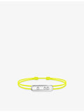 Messika 18ct rose gold and 0.09ct diamond cord bracelet, UK version