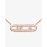 Messika diamond necklace 18ct gold 0.20ct, imported from the UK