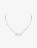 Messika diamond necklace 18ct gold 0.20ct, imported from the UK