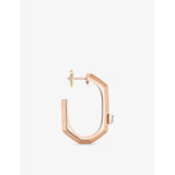 Messika 18ct gold single hoop earring with 0.03ct diamond (British brand)