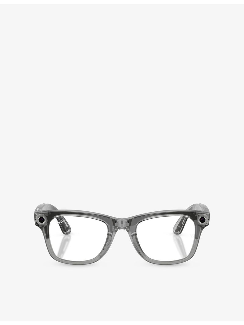 Ray-Ban Wayfarer Meta AI glasses with polarised lenses, UK version