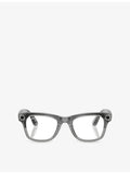 Ray-Ban Wayfarer Meta AI glasses with polarised lenses, UK version
