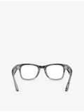 Ray-Ban Wayfarer Meta AI glasses with polarised lenses, UK version