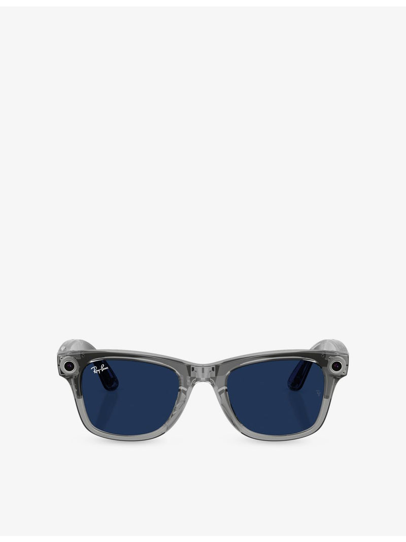 Ray-Ban Wayfarer Meta AI glasses with polarised lenses, UK version