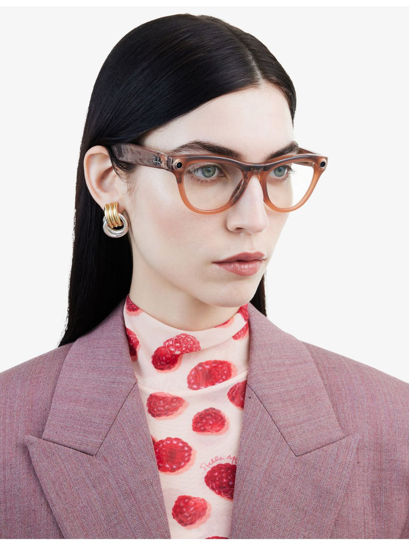 Ray-Ban Meta AI glasses cat-eye frame, imported from the UK