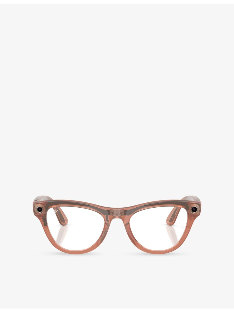 Ray-Ban Meta AI glasses cat-eye frame, imported from the UK