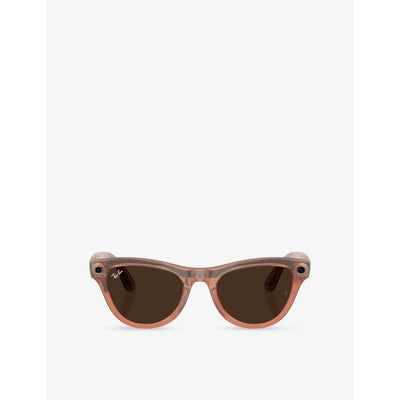 selfridges Ray-Ban Skyler Cat-Eye Meta AI Glasses- Buy online at McGrocer