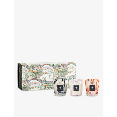 selfridges Baobab Collection Pearls Collection Trio Scented Candle Gift Set 190g- Buy online at McGrocer