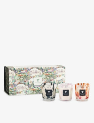 Baobab Collection Pearls scented candle gift set trio 190g, UK version