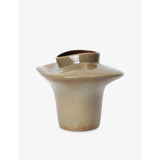 ferm LIVING Evio small stoneware vase 22cm, imported from the UK
