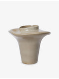 ferm LIVING Evio large stoneware vase 35cm, imported from the UK