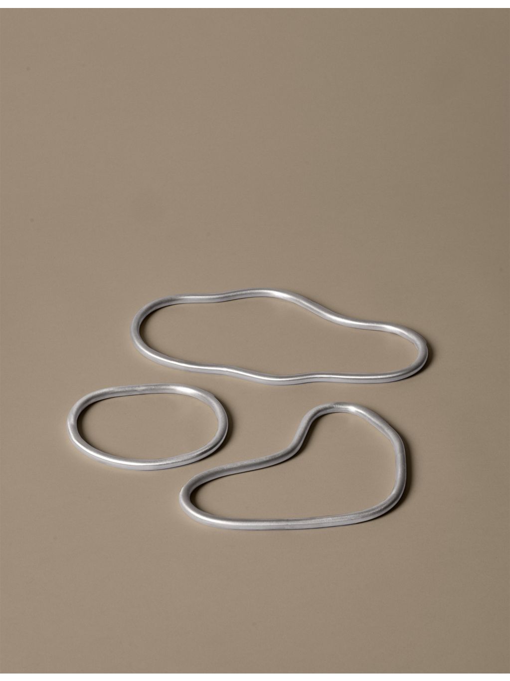 ferm LIVING aluminium trivets set of three, UK version