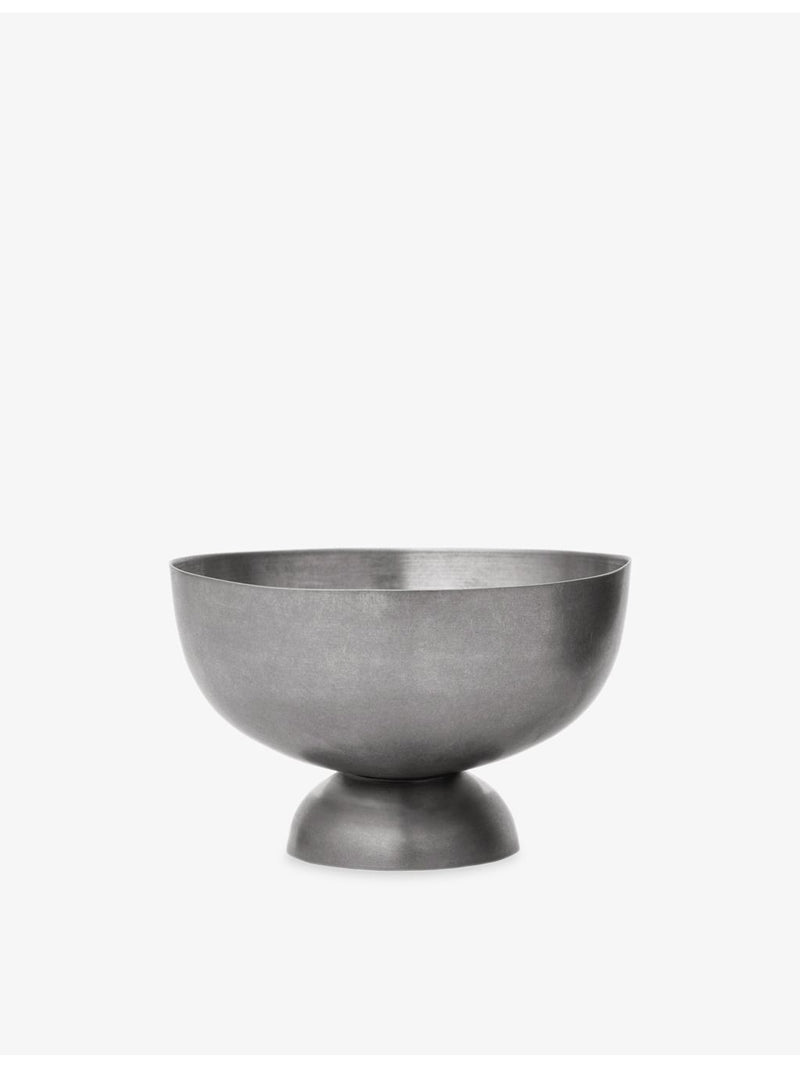 ferm LIVING tumbled stainless steel champagne cooler 38cm, imported from the UK
