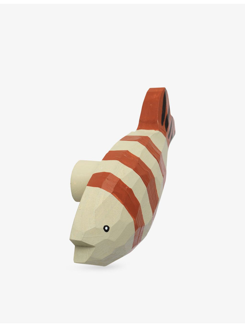 ferm LIVING fish-shaped wooden hook 11.5cm (British brand)