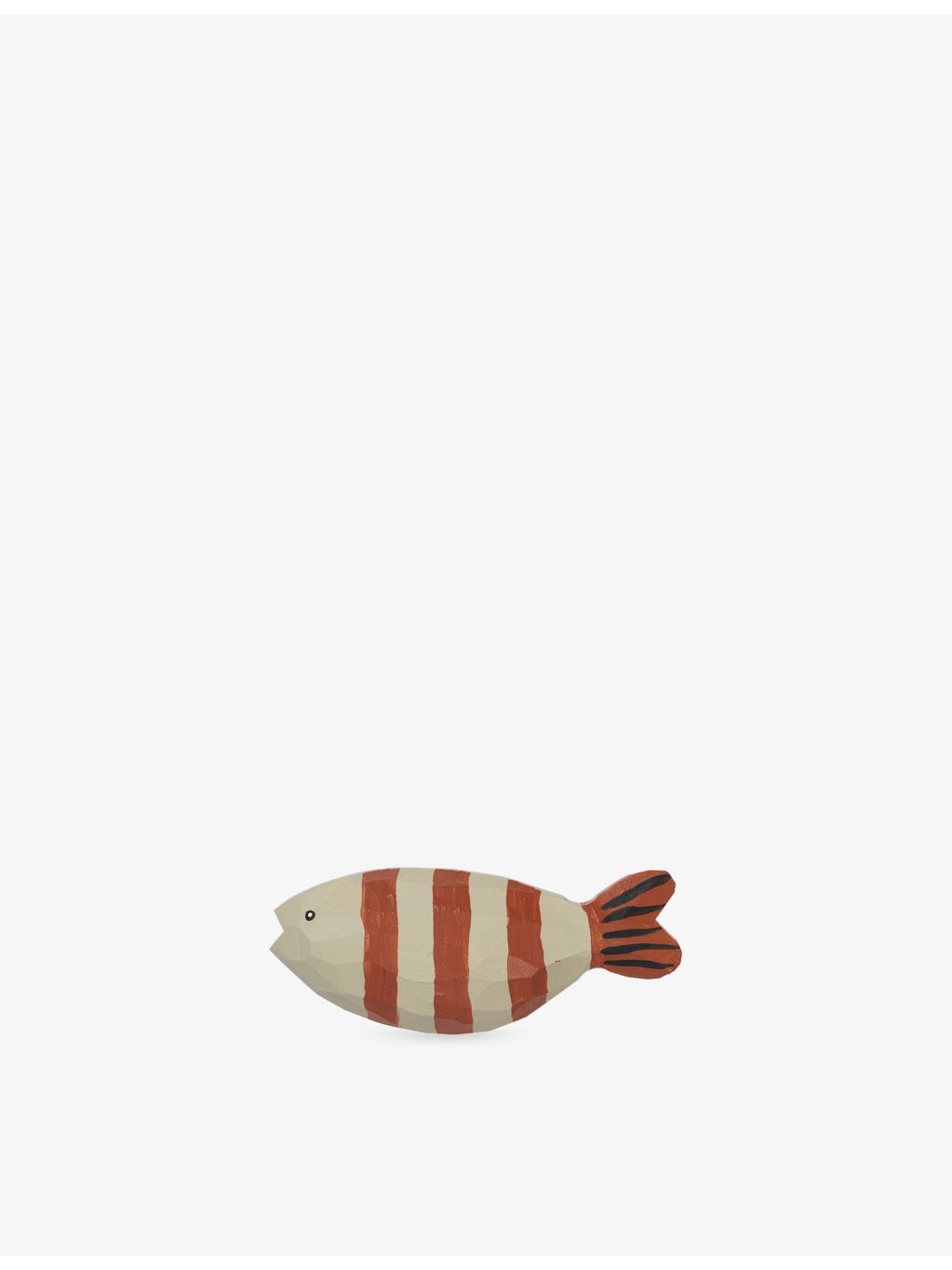 ferm LIVING fish-shaped wooden hook 11.5cm (British brand)