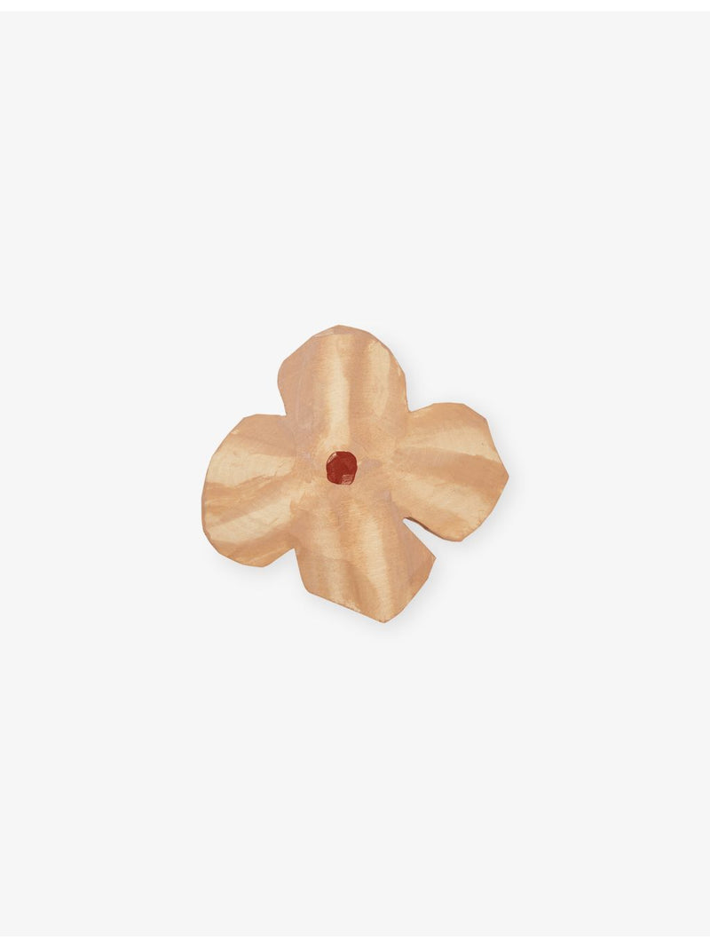 ferm LIVING Poesie hand-carved wooden hook 8cm, UK version