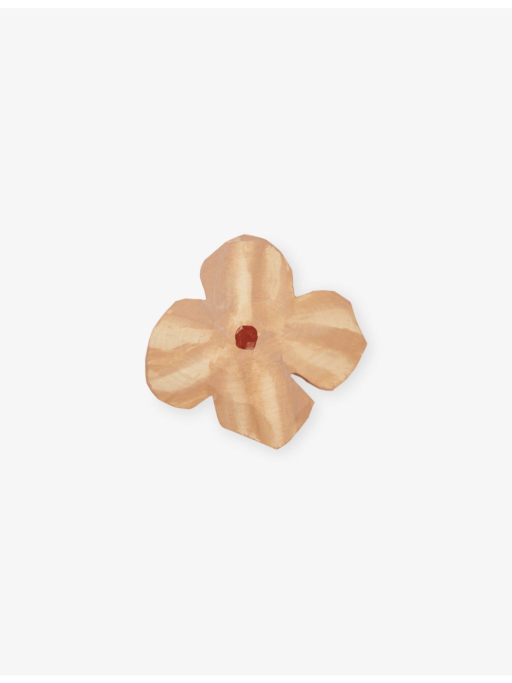 ferm LIVING Poesie hand-carved wooden hook 8cm, UK version
