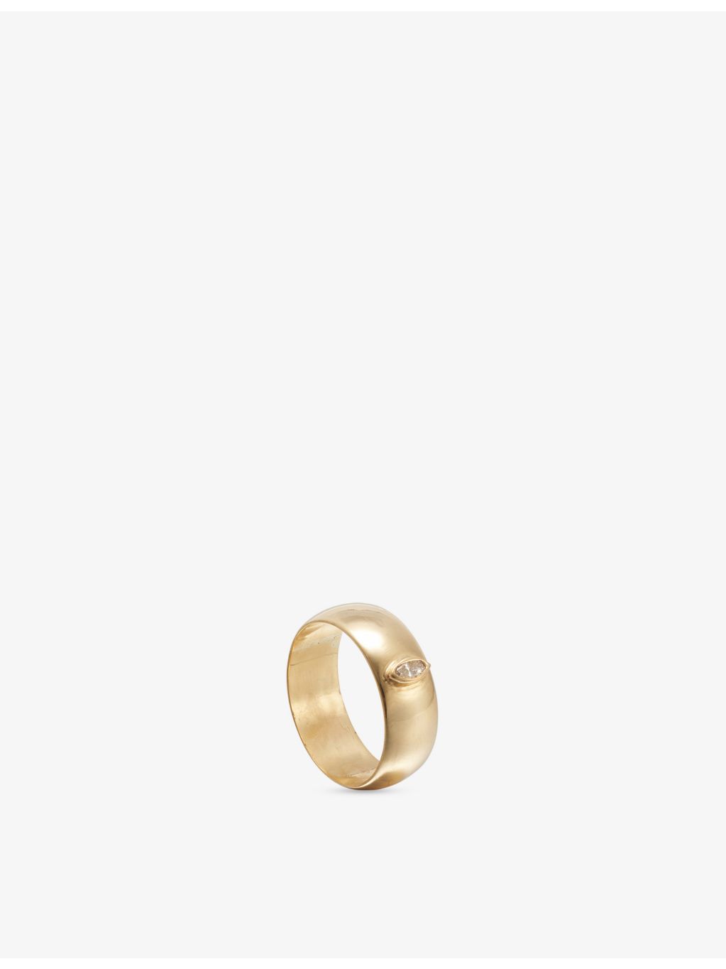 RESELFRIDGES 9ct gold marquise diamond ring, UK version
