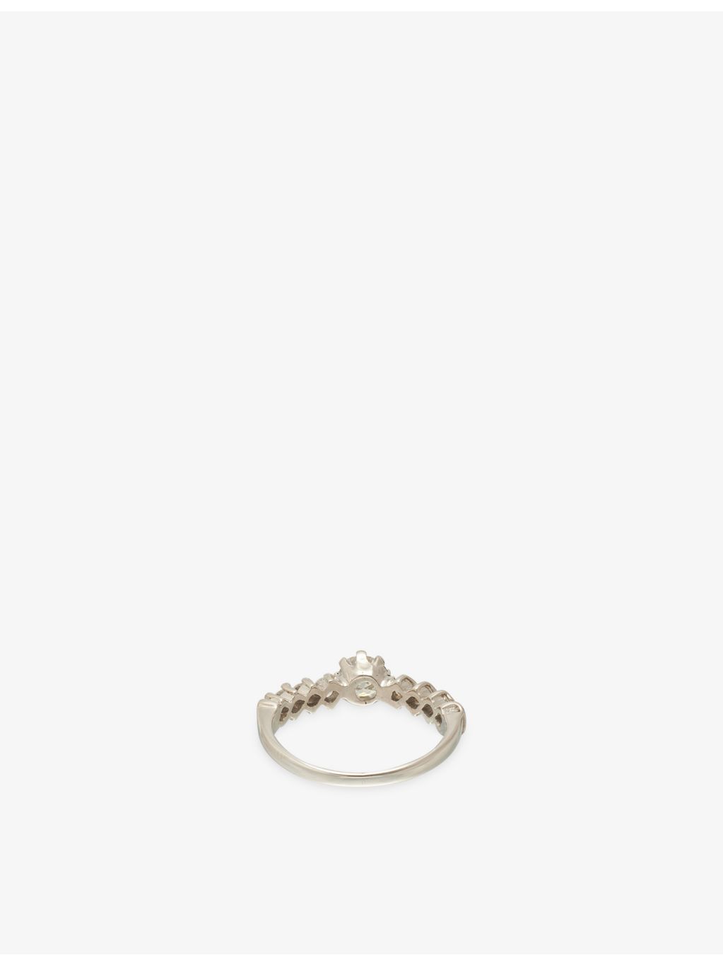 RESELFRIDGES 18ct gold diamond solitaire ring size UK M, UK version