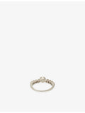 RESELFRIDGES 18ct gold diamond solitaire ring size UK M, UK version