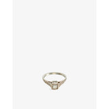RESELFRIDGES pre-loved solitaire 18ct white gold diamond ring, imported from the UK