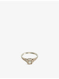 RESELFRIDGES pre-loved solitaire 18ct white gold diamond ring, imported from the UK