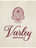 Varley embroidered cotton tote bag, imported from the UK