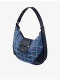 Jimmy Choo Bar Hobo denim shoulder bag, imported from the UK