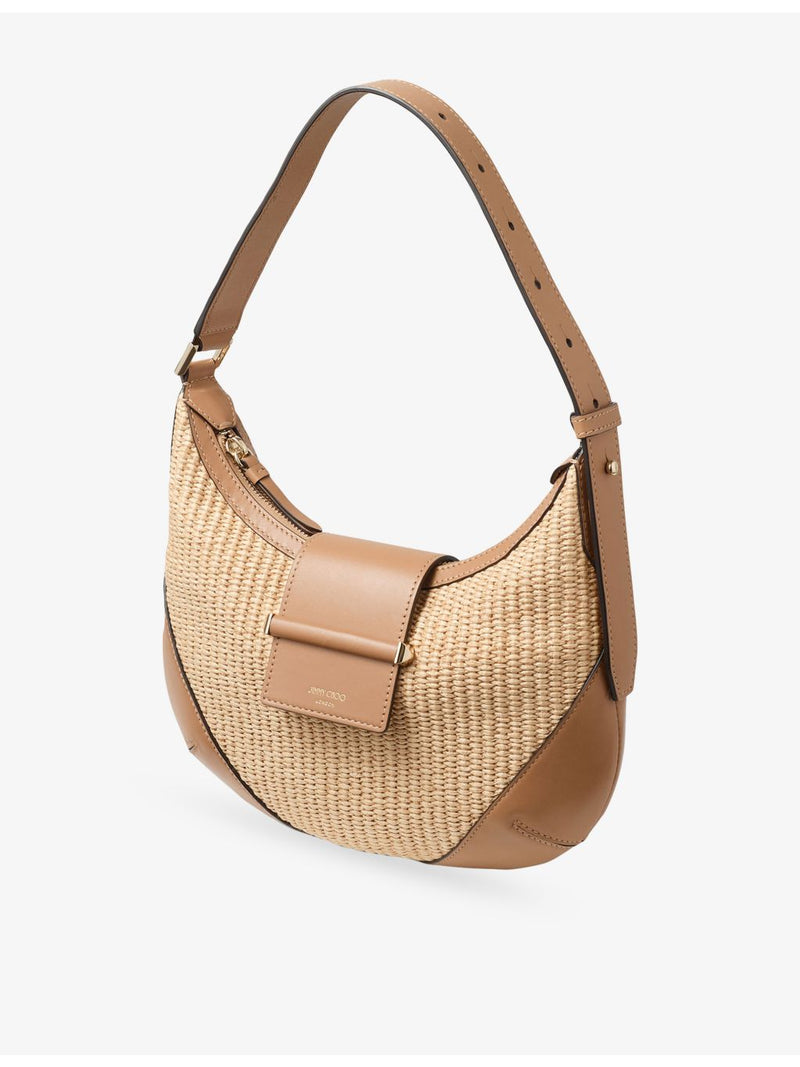 Jimmy Choo raffia hobo bag small (British brand)