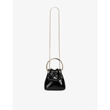 Jimmy Choo Bon Bon shiny leather bucket bag (British brand)