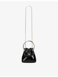 Jimmy Choo Bon Bon shiny leather bucket bag (British brand)